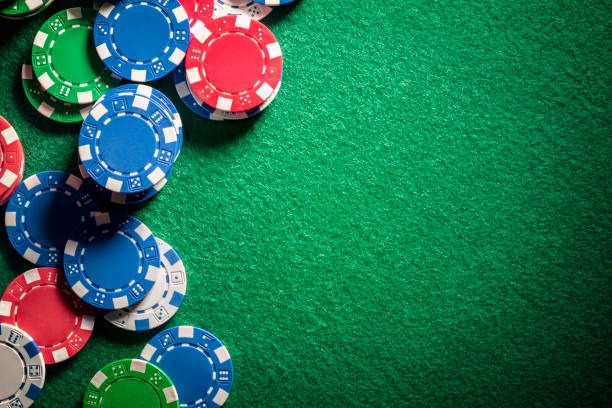 Blackjack table with professional dealer and chip stack at M-World Championship
